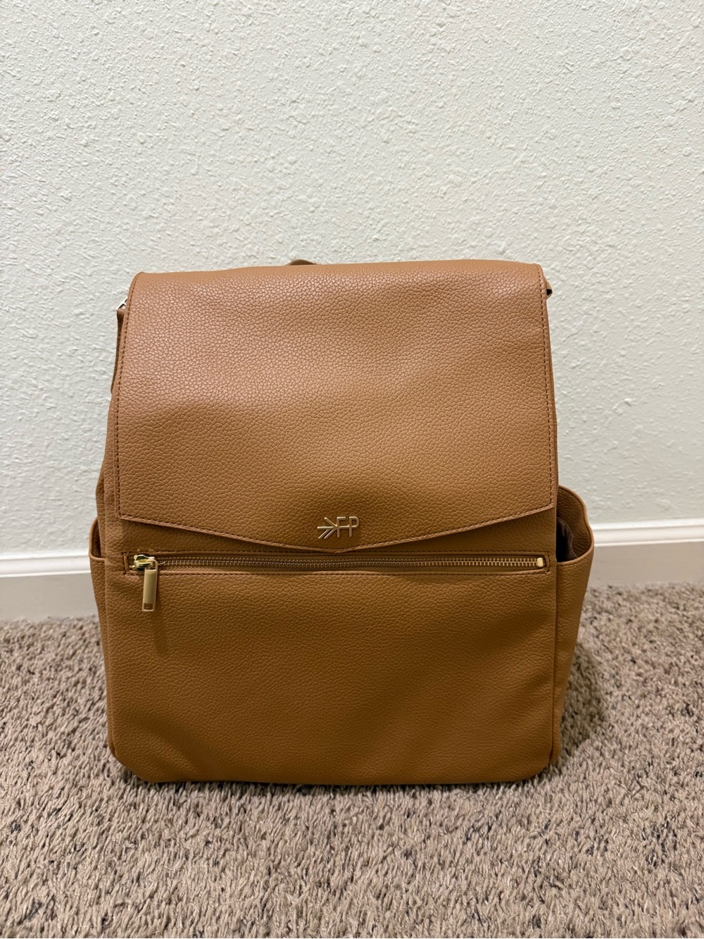 Freshly Picked Butterscotch Backpack Diaper Bag